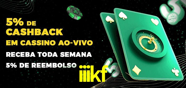 Promoções do cassino ao Vivo iiikf
